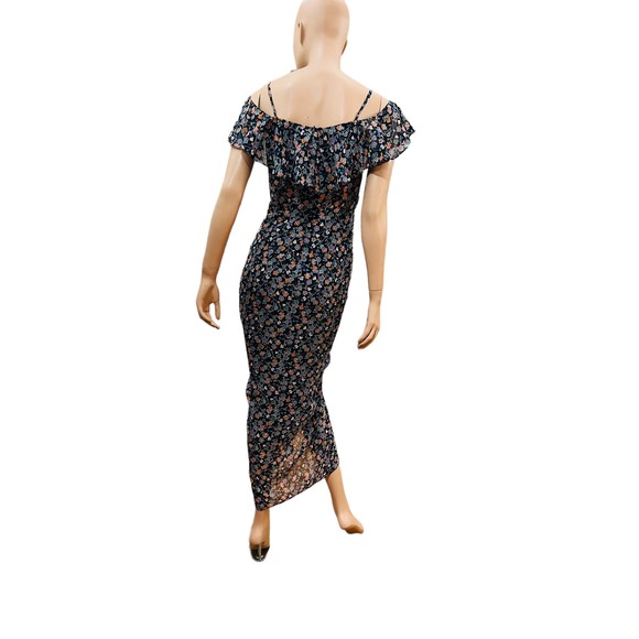 Veronica Beard Marilyn Cold Shoulder 100% Silk Dress Size 2 - Picture 11 of 14